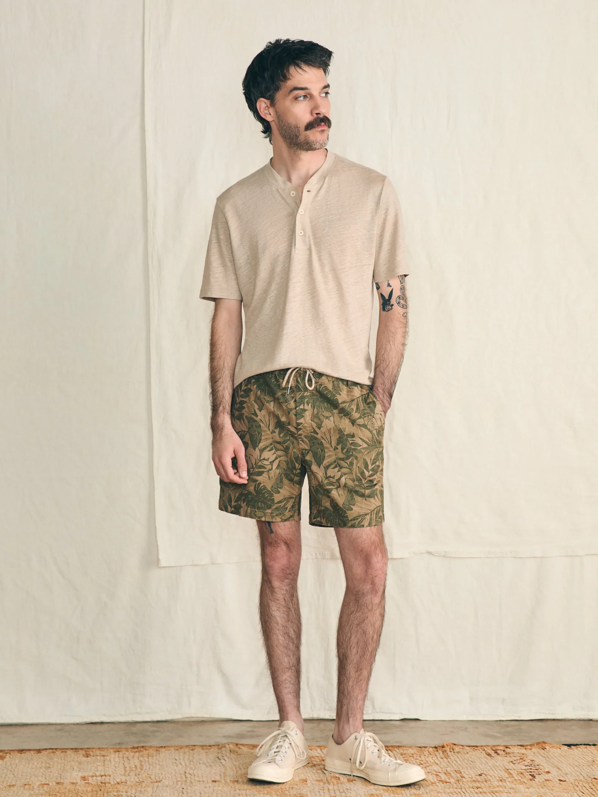 Faherty Brand Essential Drawstring Short (6.5" Inseam) -