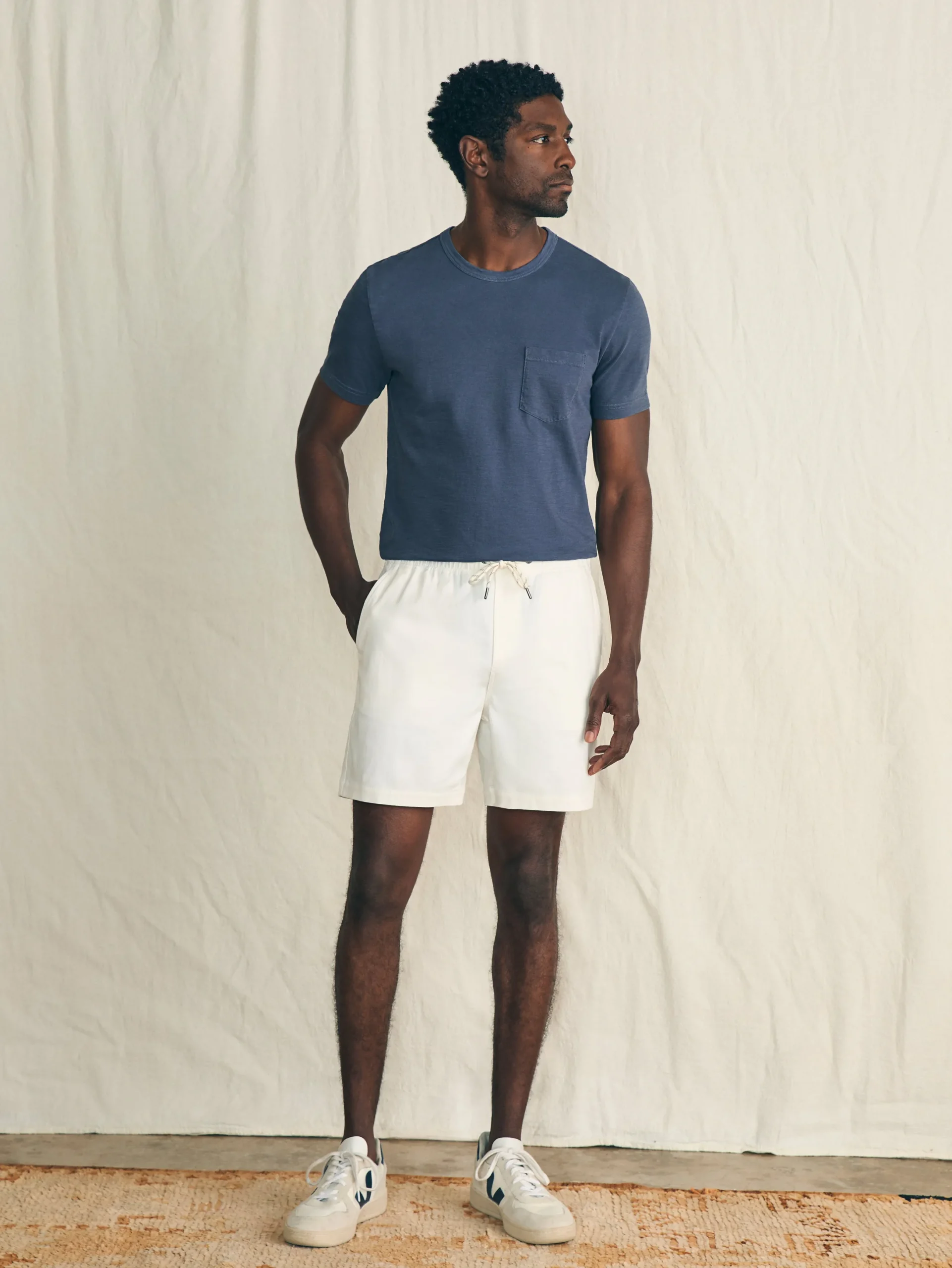 Faherty Brand Essential Drawstring Short (6.5" Inseam) -