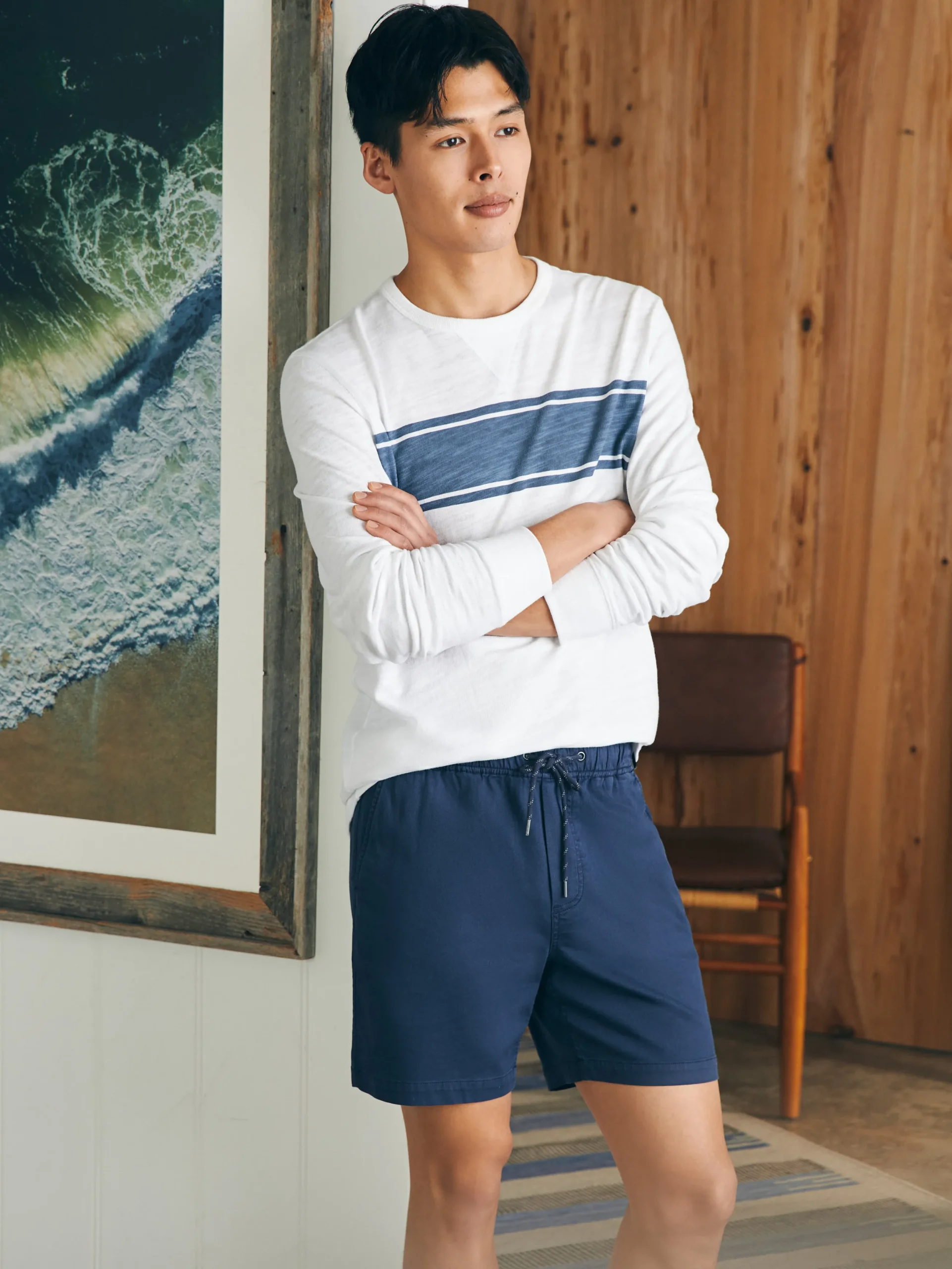 Faherty Brand Essential Drawstring Short (6.5" Inseam) -