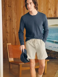 Faherty Brand Essential Italian Knit Cord Short (6" Inseam) -