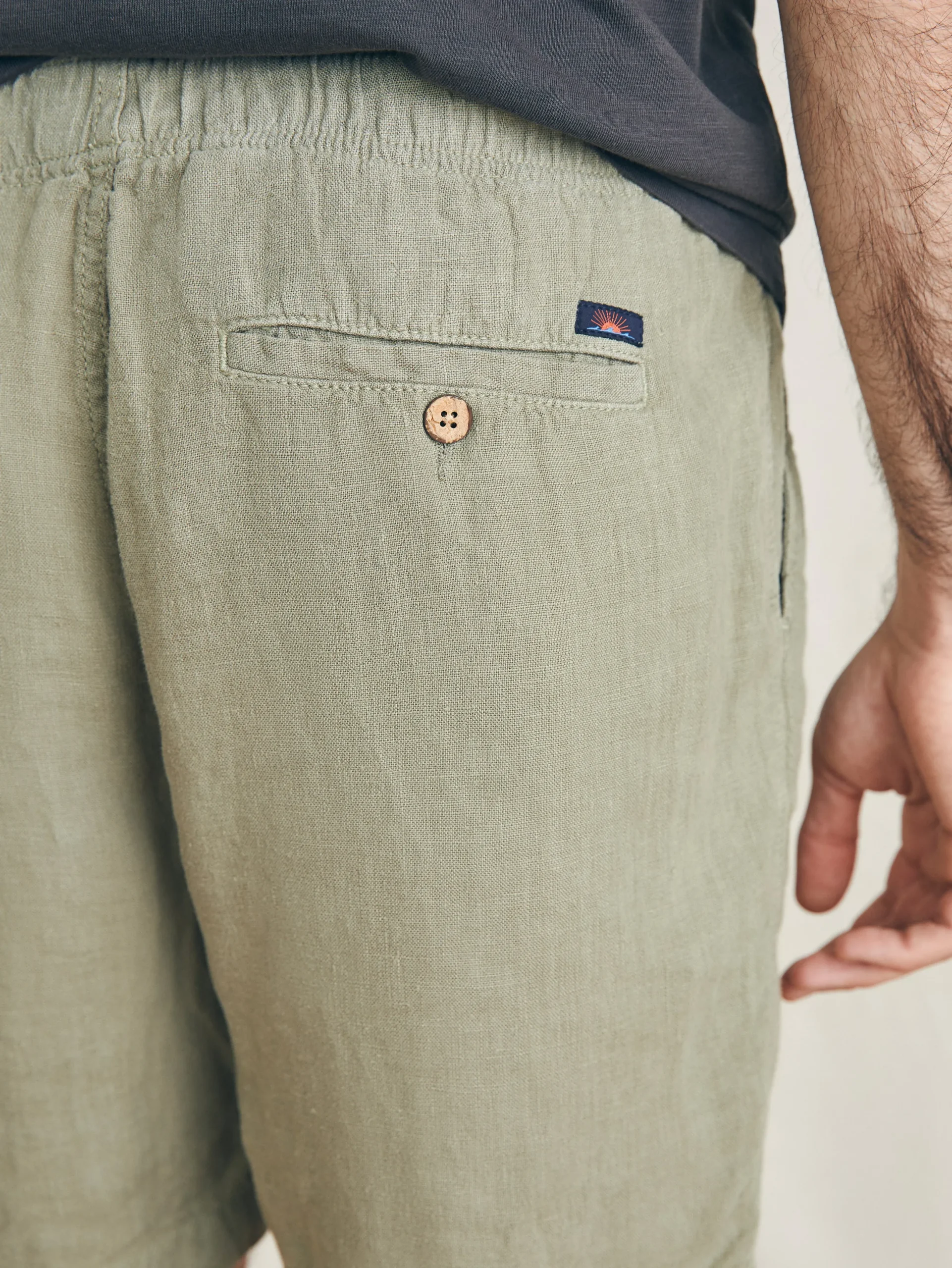 Faherty Brand Essential Linen Short (6.5" Inseam) -