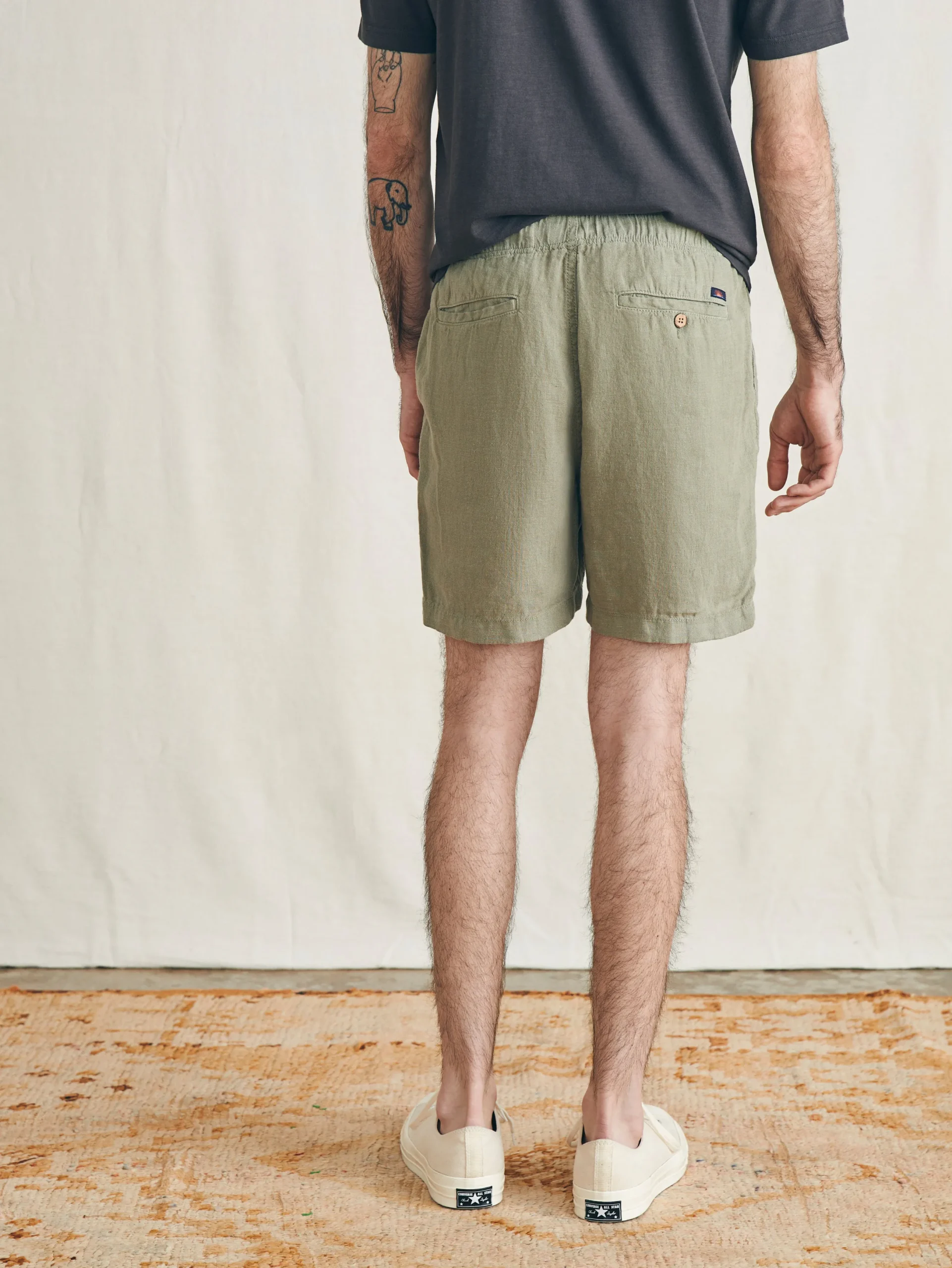 Faherty Brand Essential Linen Short (6.5" Inseam) -
