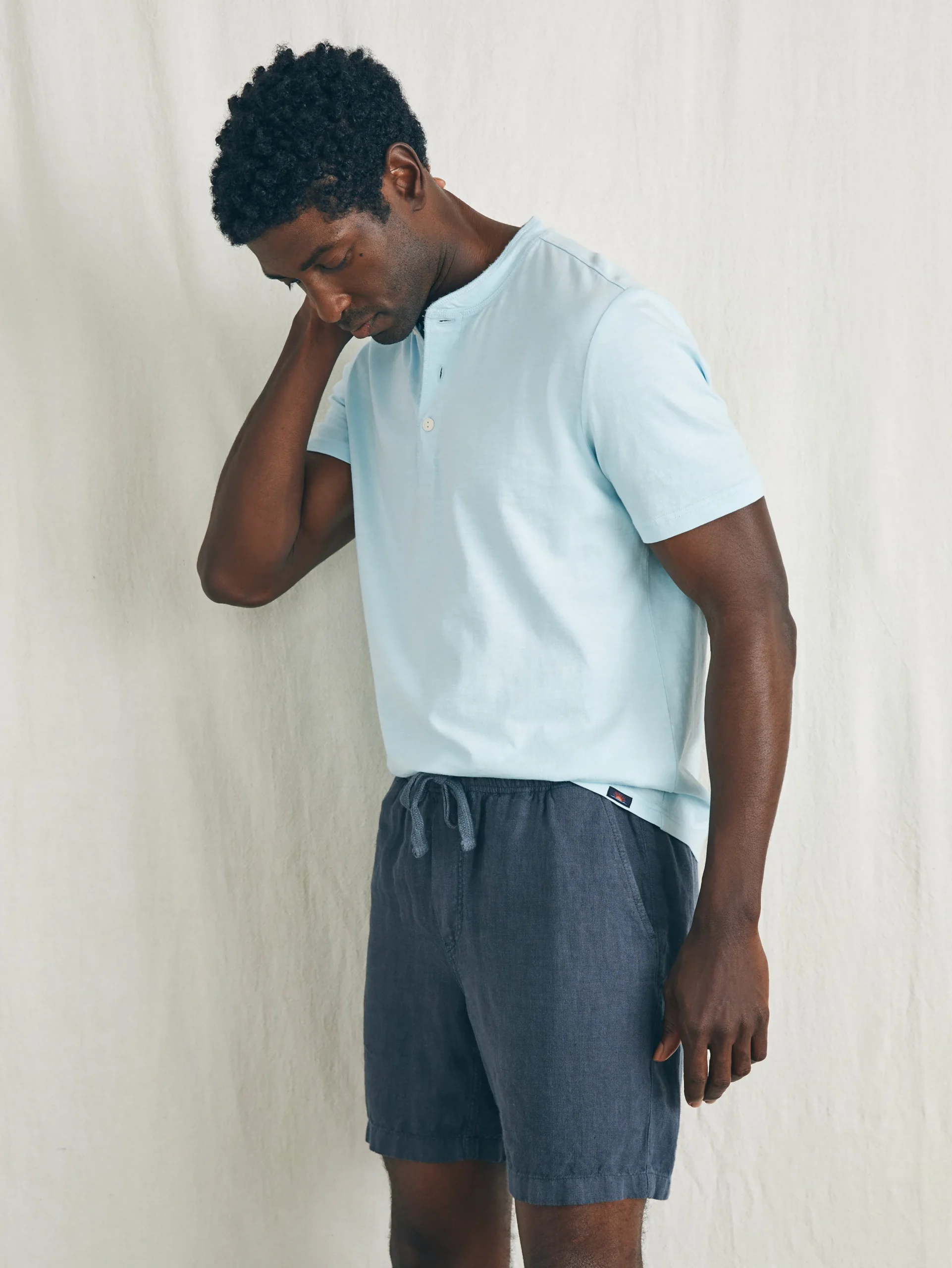 Faherty Brand Essential Linen Short (6.5" Inseam) -