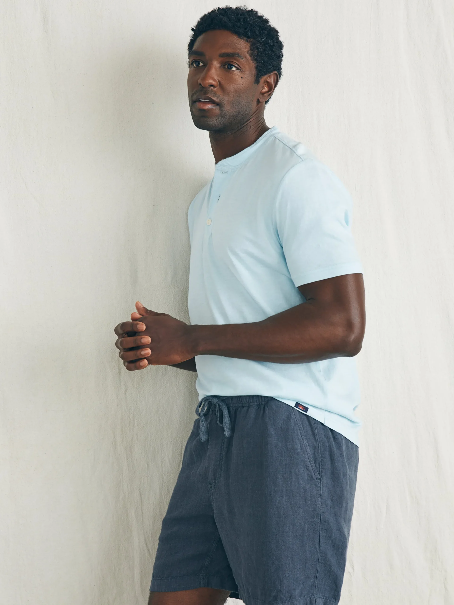 Faherty Brand Essential Linen Short (6.5" Inseam) -