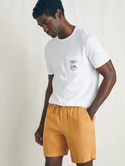 Faherty Brand Essential Linen Short (6.5" Inseam) -