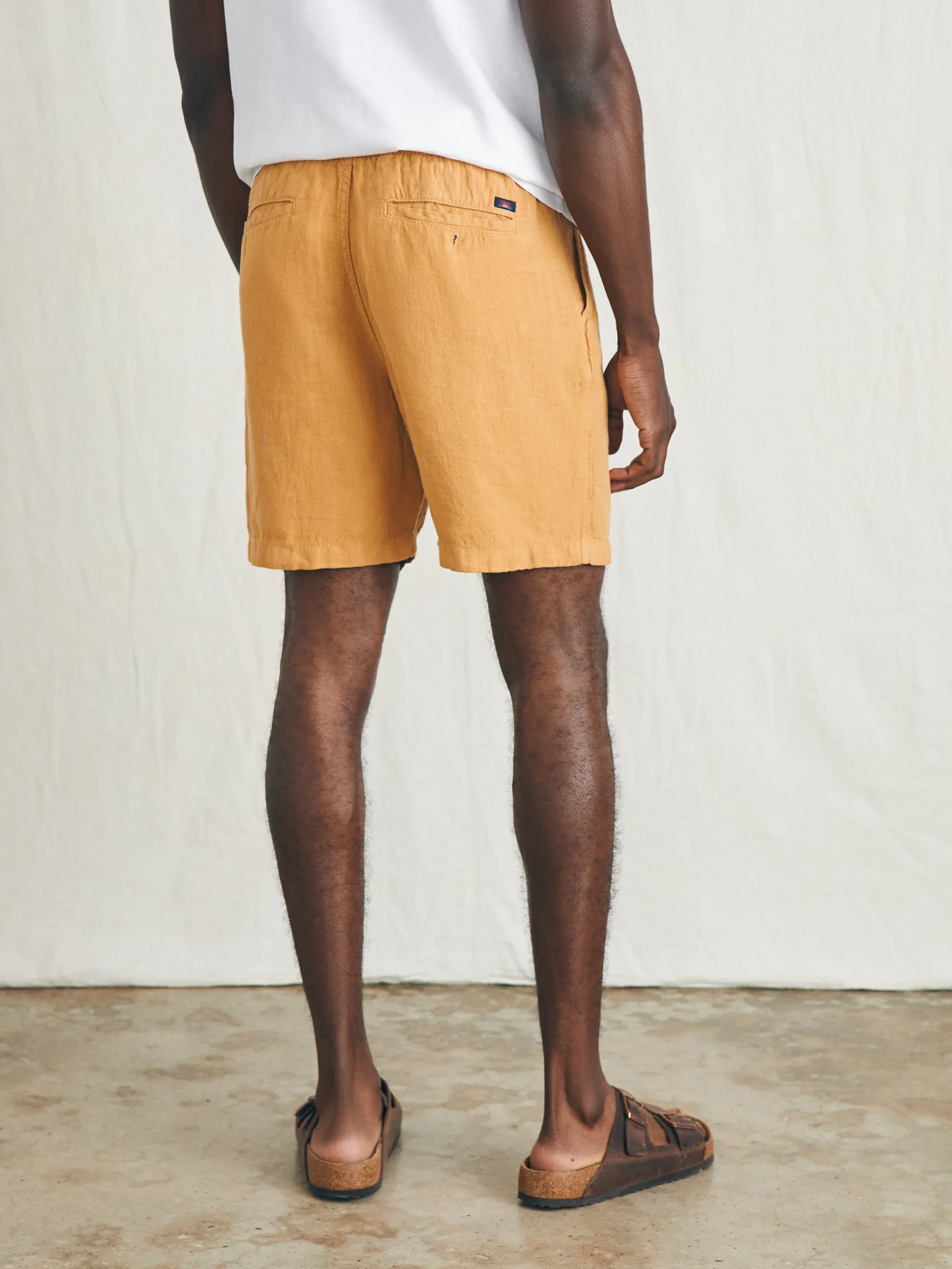 Faherty Brand Essential Linen Short (6.5" Inseam) -