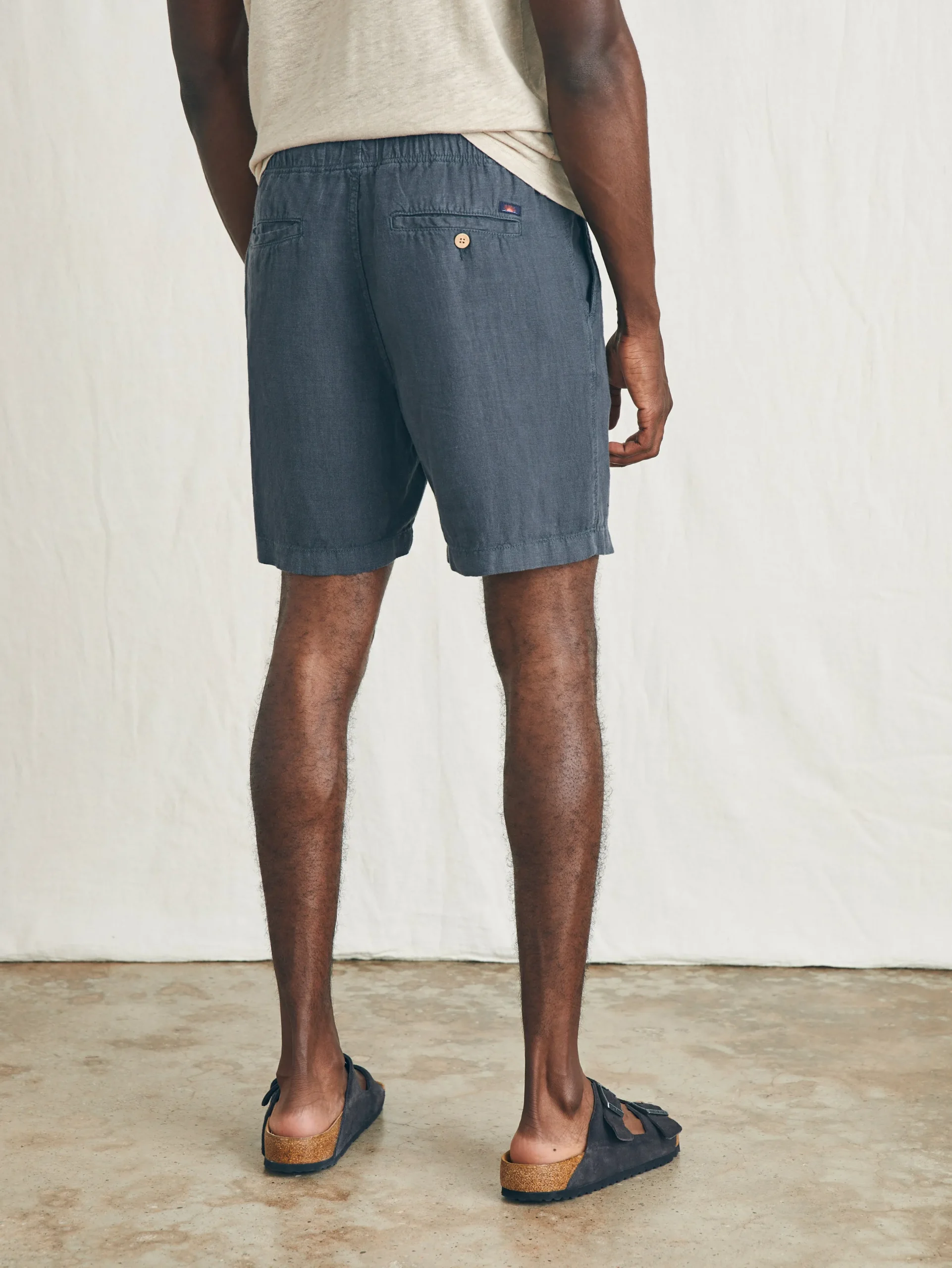 Faherty Brand Essential Linen Short (6.5" Inseam) -