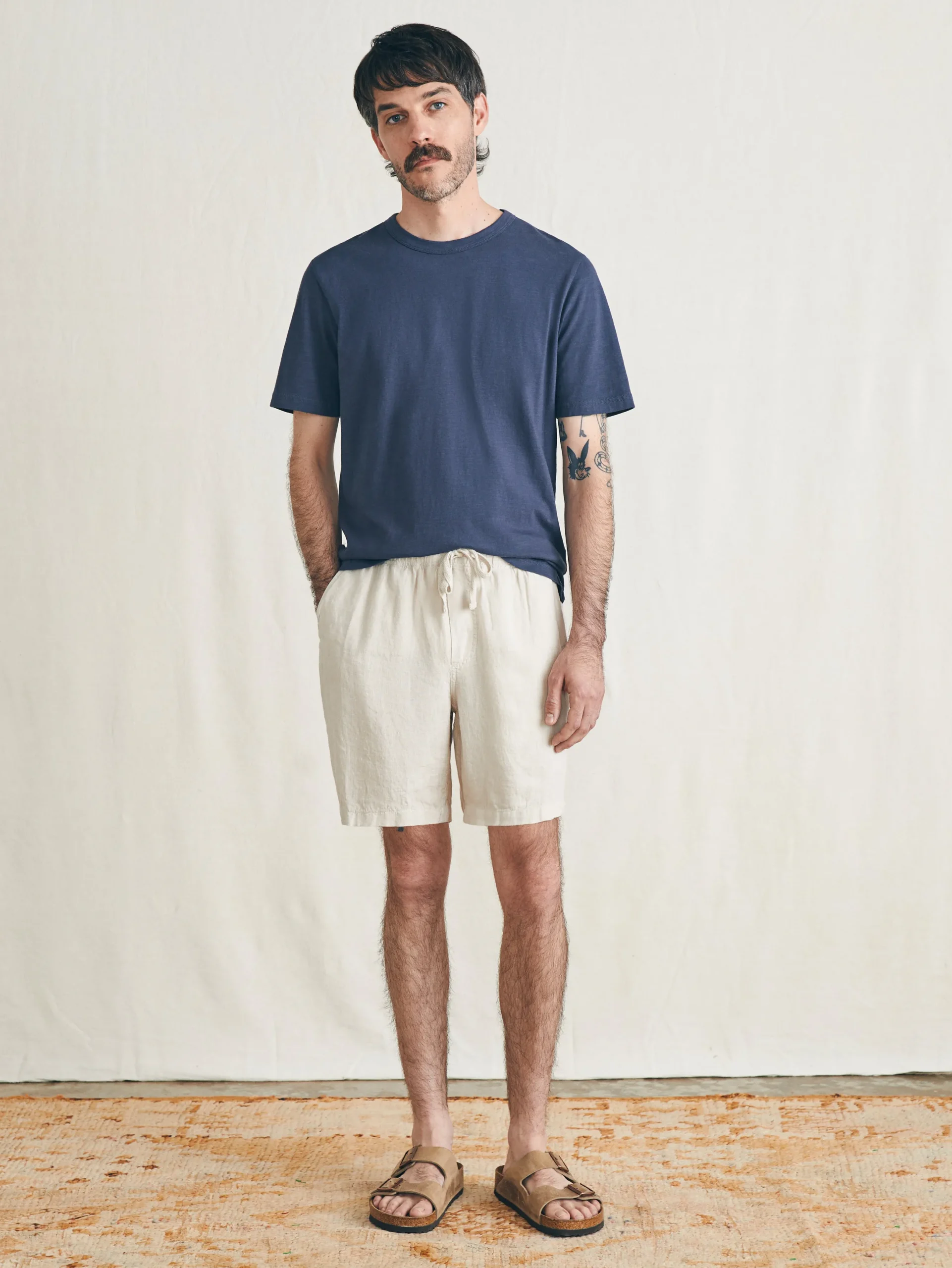 Faherty Brand Essential Linen Short (6.5" Inseam) -
