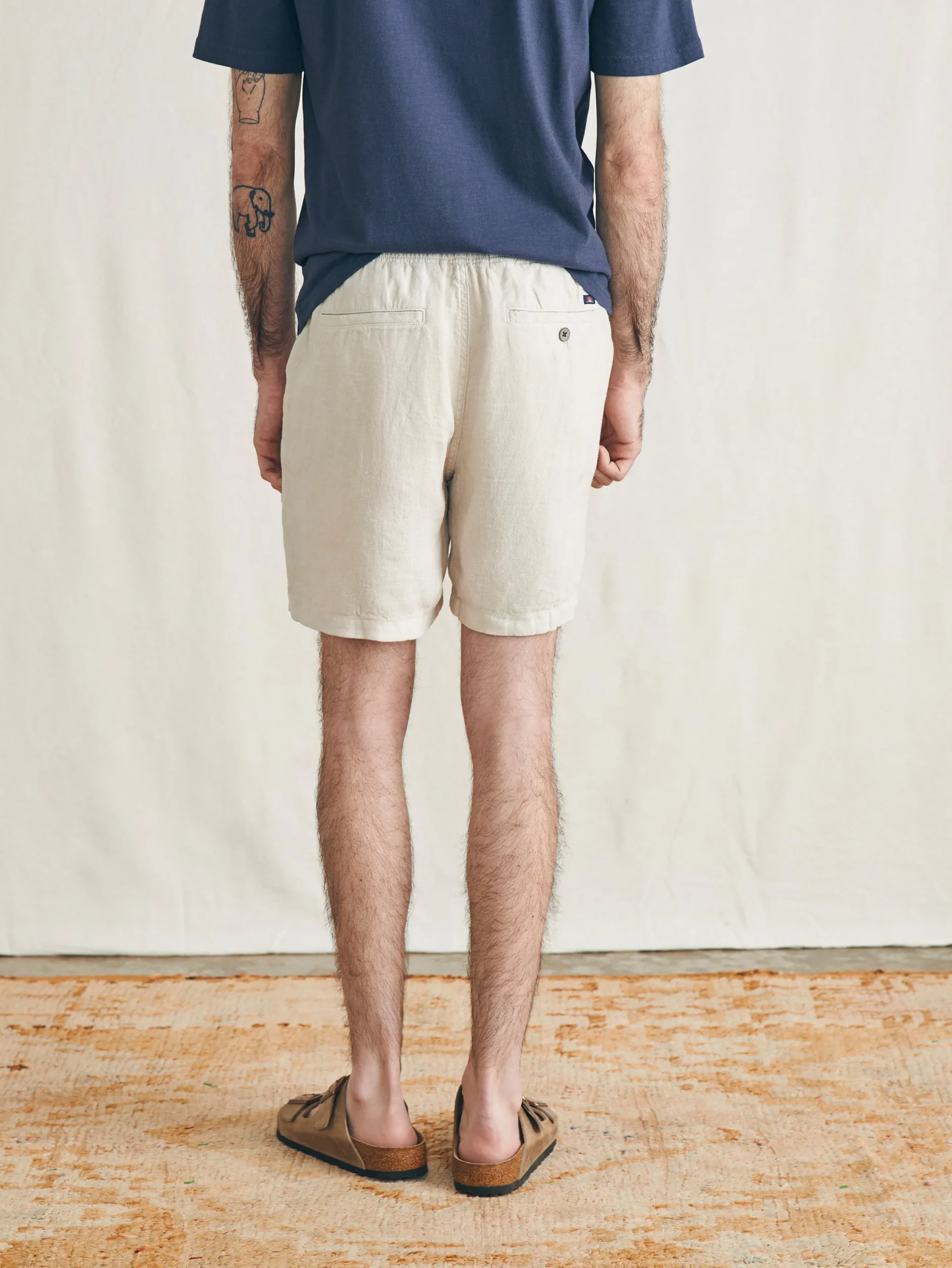Faherty Brand Essential Linen Short (6.5" Inseam) -