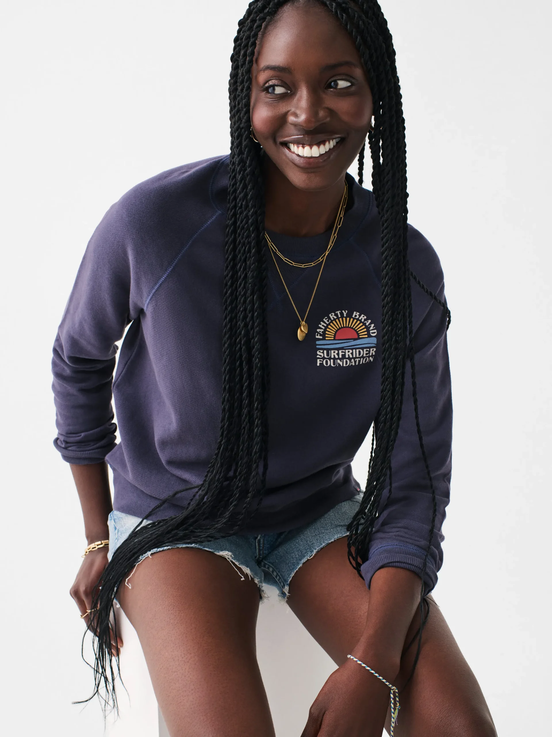 Women Faherty Brand Faherty X Surfrider Sweatshirt -