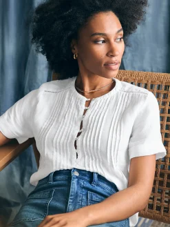 Women Faherty Brand Gemina Top -