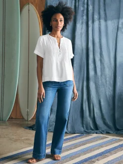 Women Faherty Brand Gemina Top -