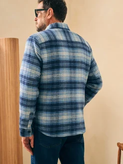 Faherty Brand High Pile Fleece Lined Wool CPO -