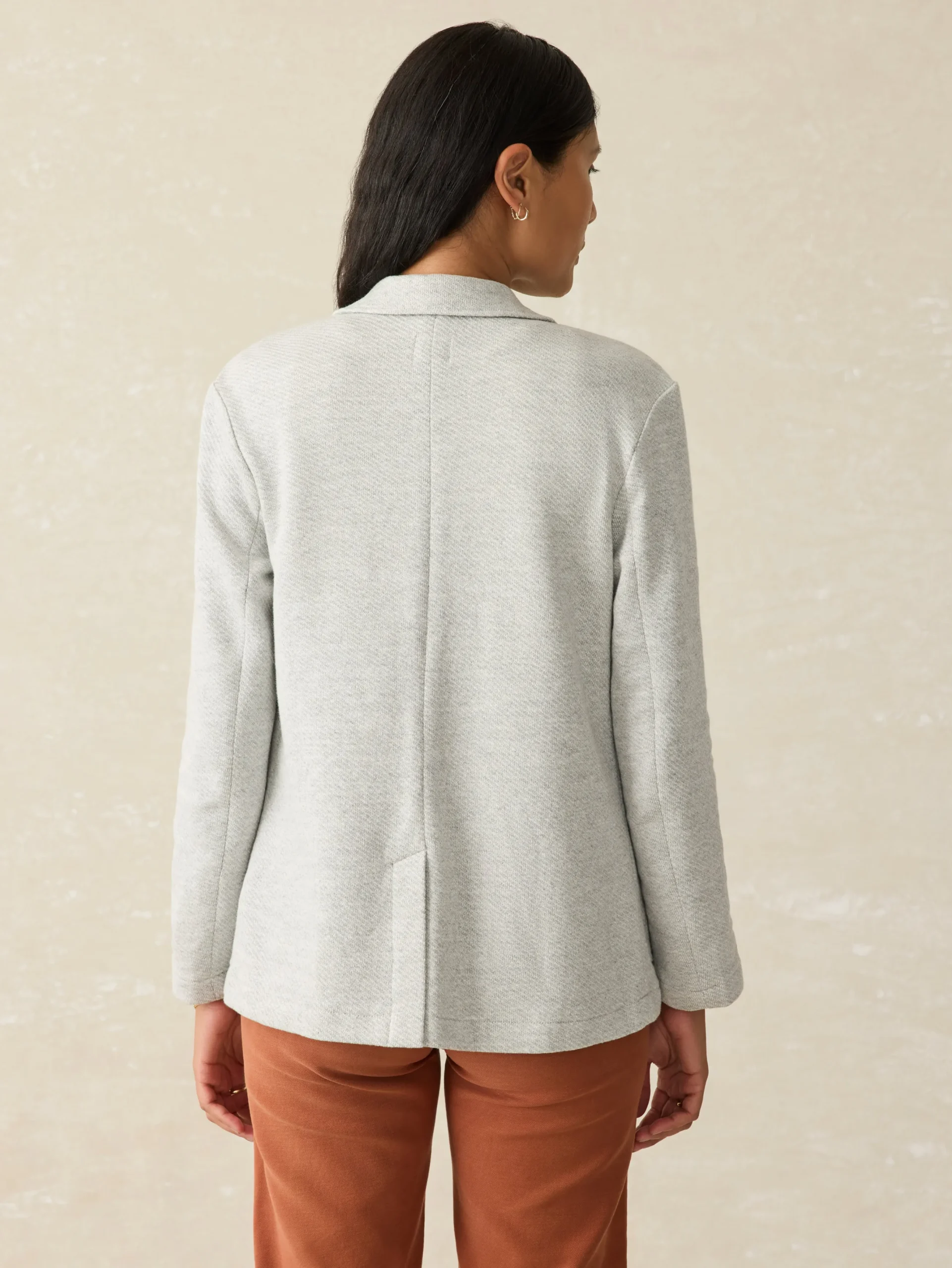 Women Faherty Brand Inlet Knit Blazer -