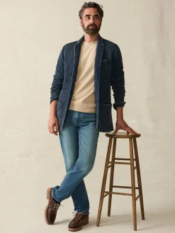 Faherty Brand Inlet Knit Blazer -