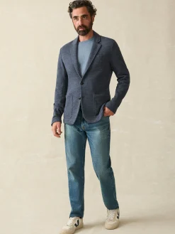 Faherty Brand Inlet Knit Blazer (Short) -