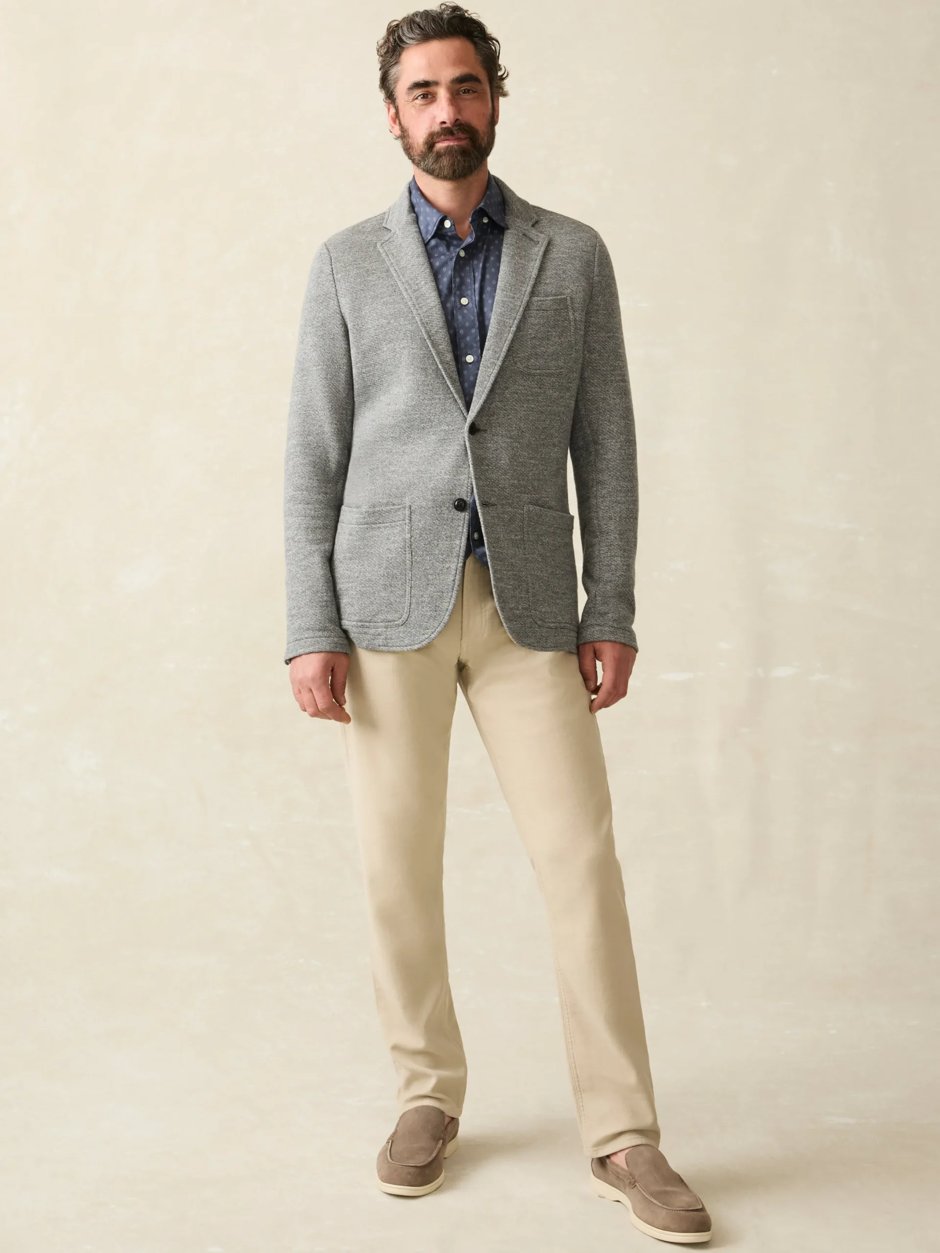 Faherty Brand Inlet Knit Blazer (Short) -