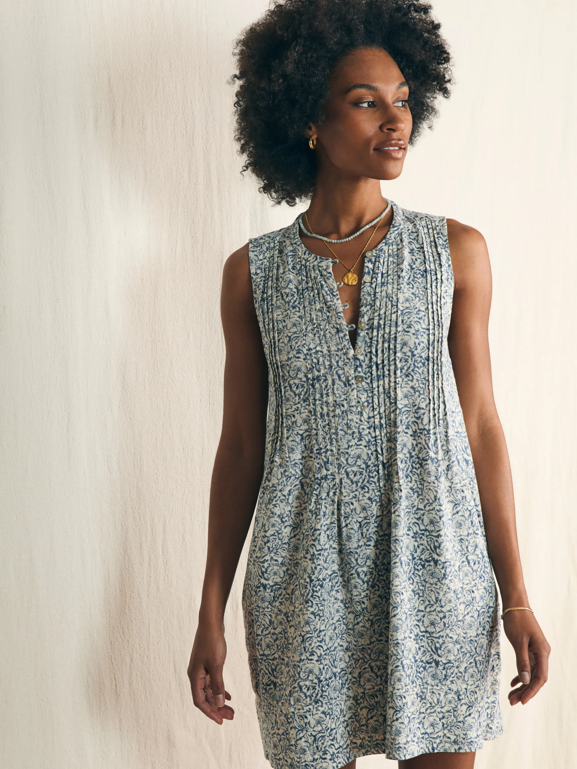 Women Faherty Brand Isha Dress -