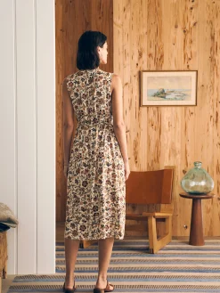 Women Faherty Brand Isha Midi Dress -
