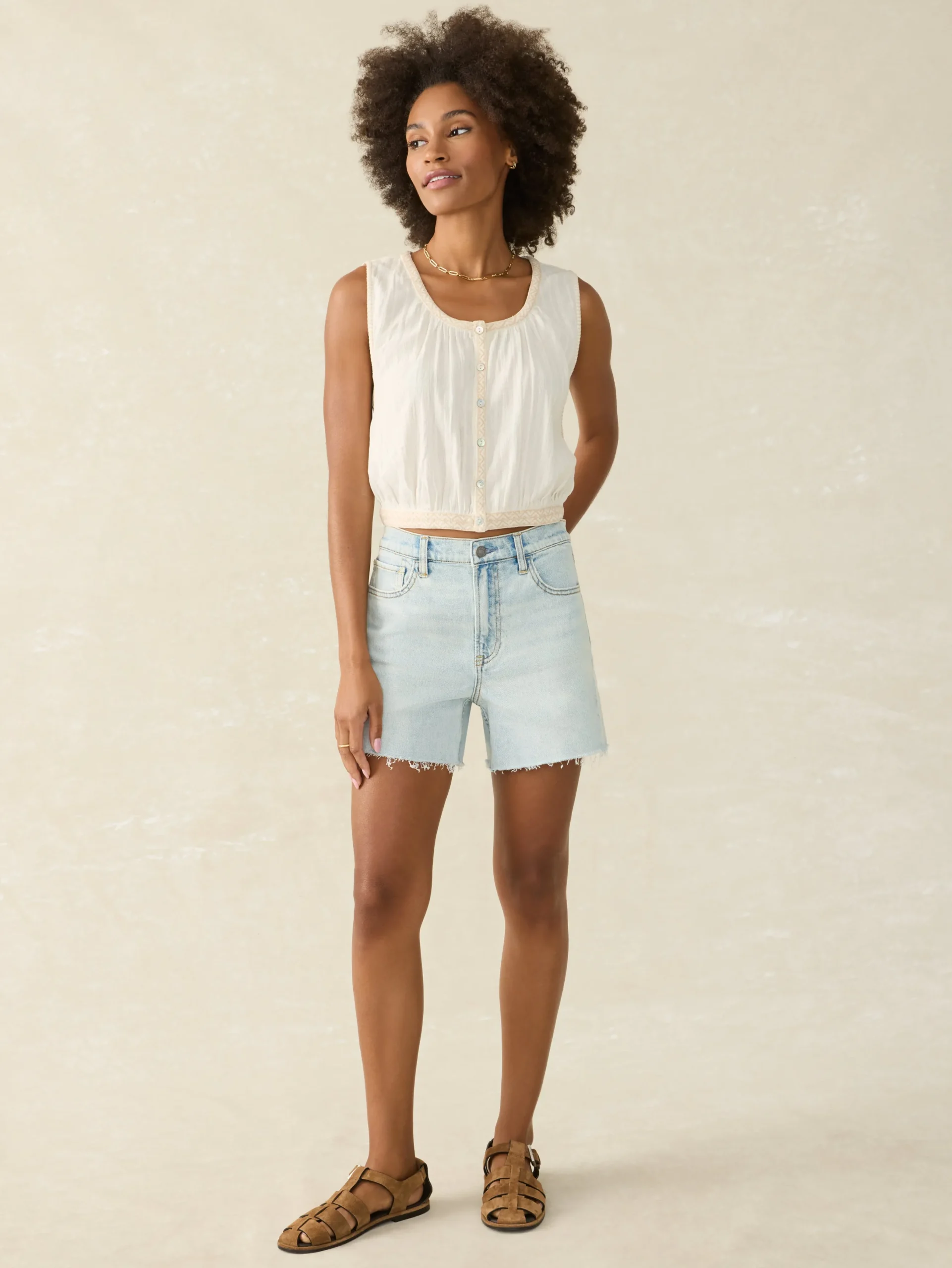 Women Faherty Brand Isla Top -