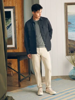 Faherty Brand Jersey Shirt Jacket -