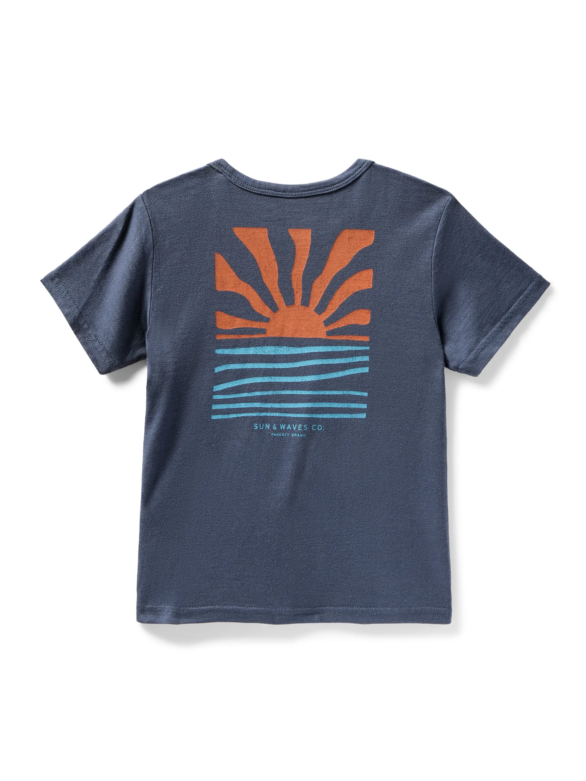 Kids Faherty Brand Kids Rays Sunwashed Graphic Tee -