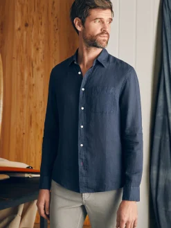 Faherty Brand Laguna Linen Shirt -