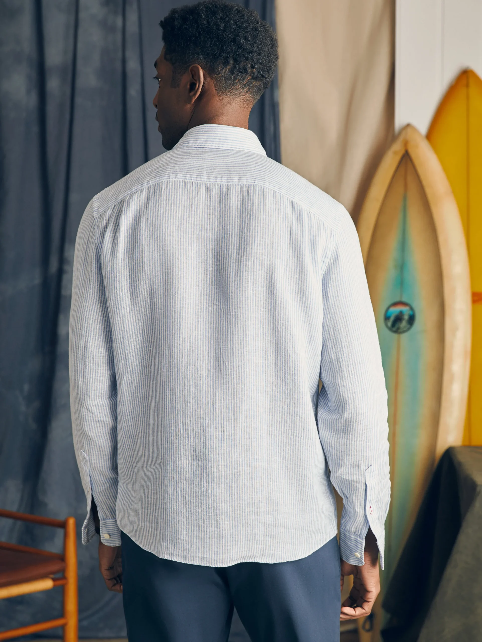 Faherty Brand Laguna Linen Shirt -