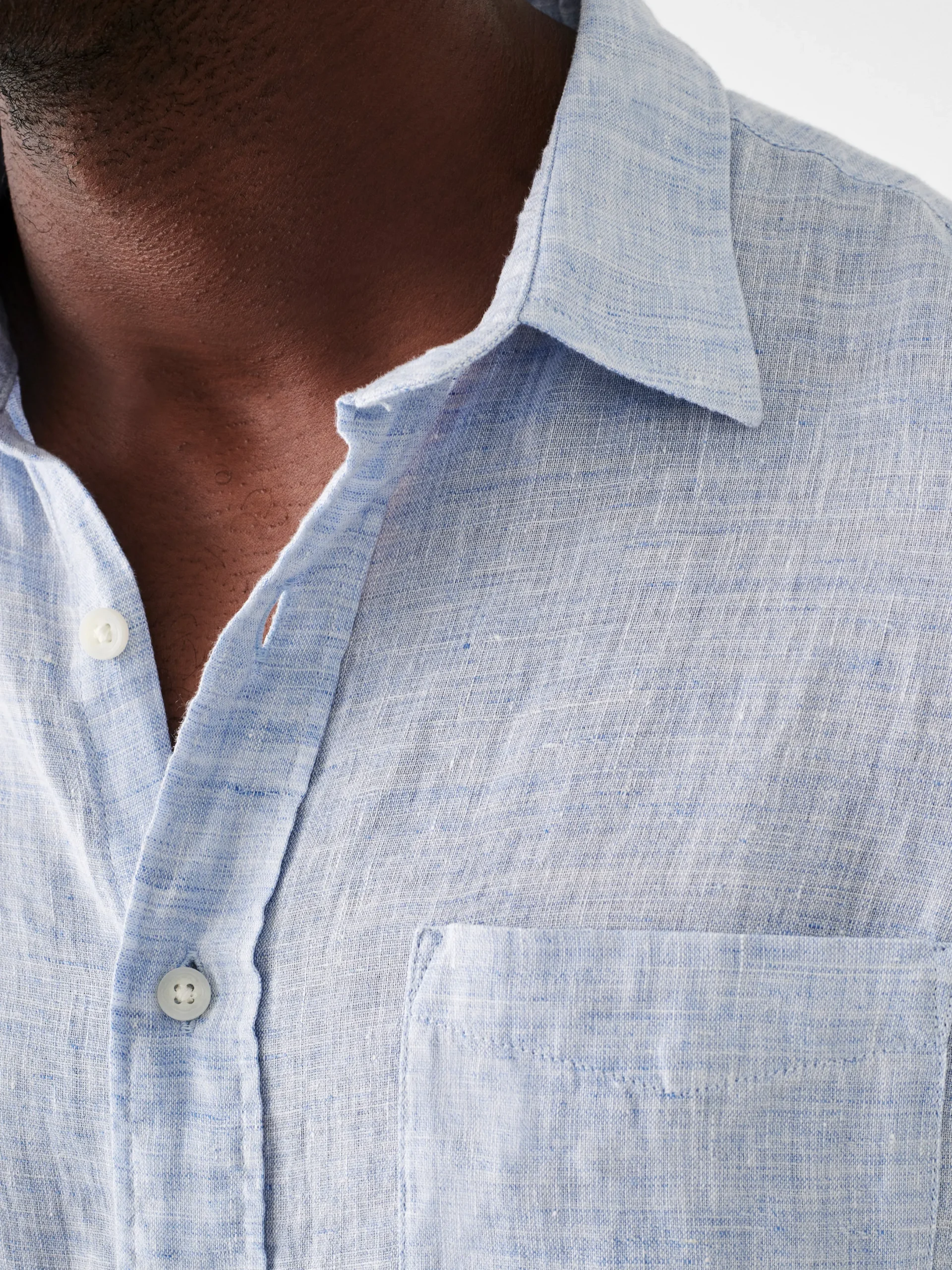 Faherty Brand Laguna Linen Shirt (Tall) -