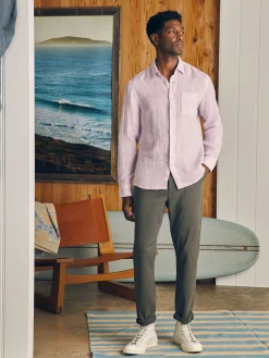 Faherty Brand Laguna Linen Shirt (Tall) -