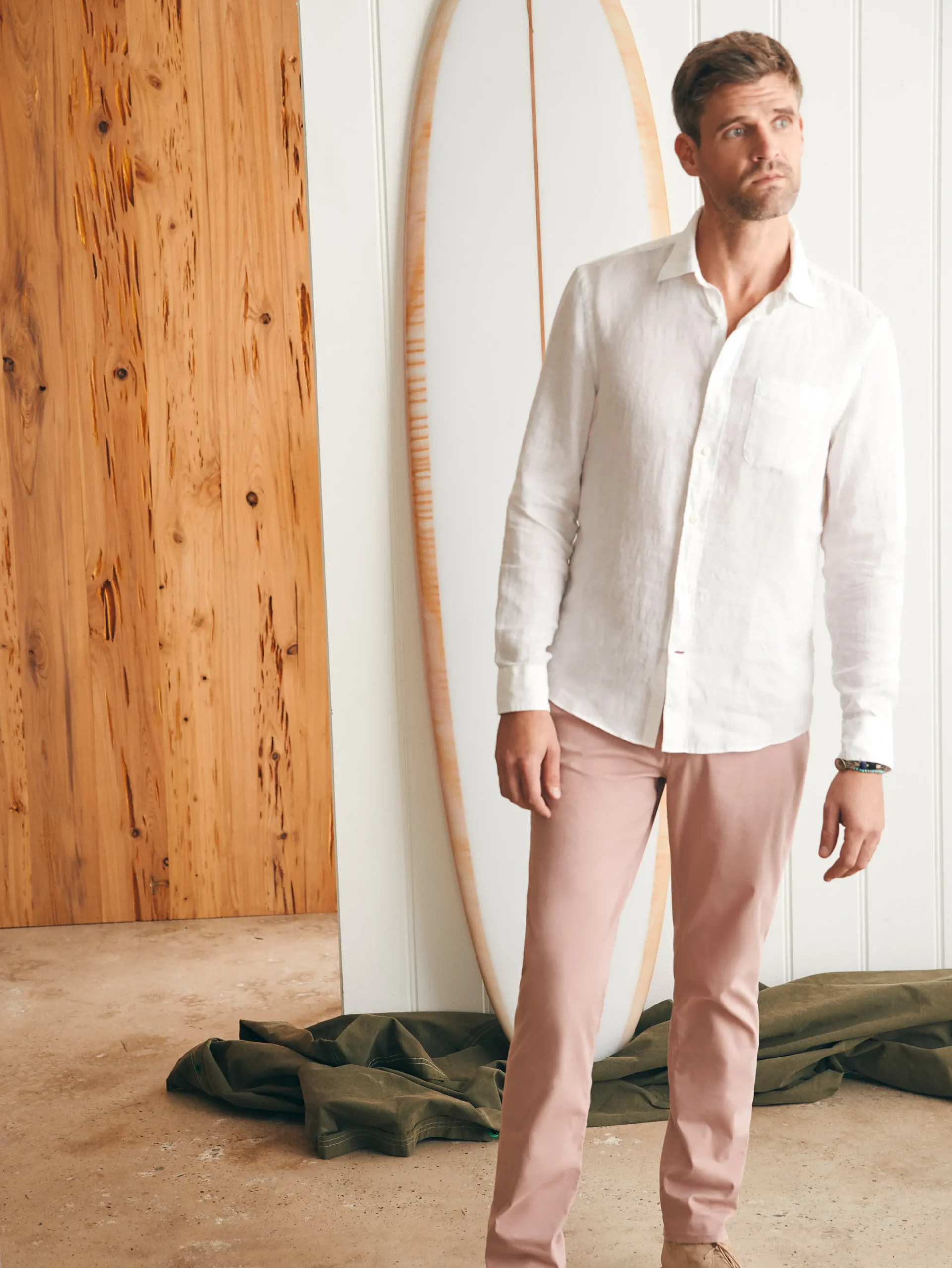 Faherty Brand Laguna Linen Shirt (Tall) -