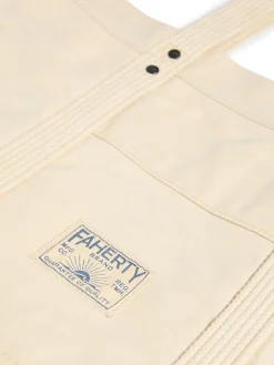 Women Faherty Brand Large Sunwashed Canvas Tote -