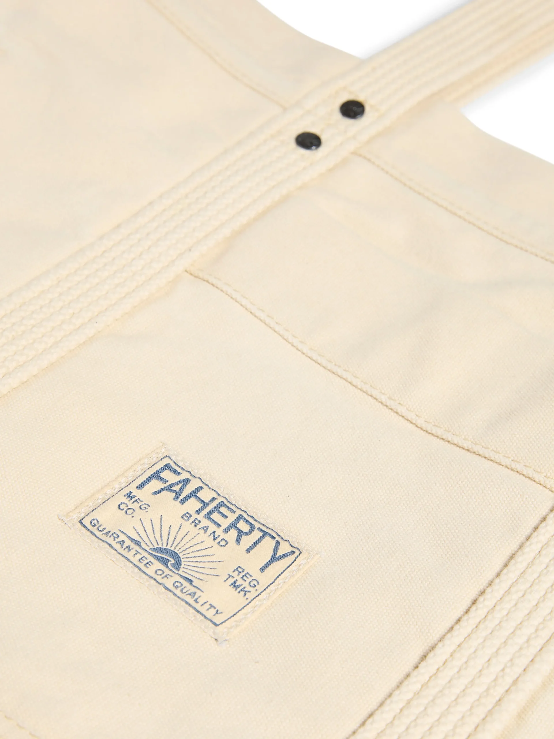 Women Faherty Brand Large Sunwashed Canvas Tote -