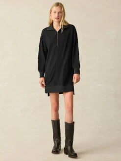 Women Faherty Brand Legend™ Quarter Zip Dress -