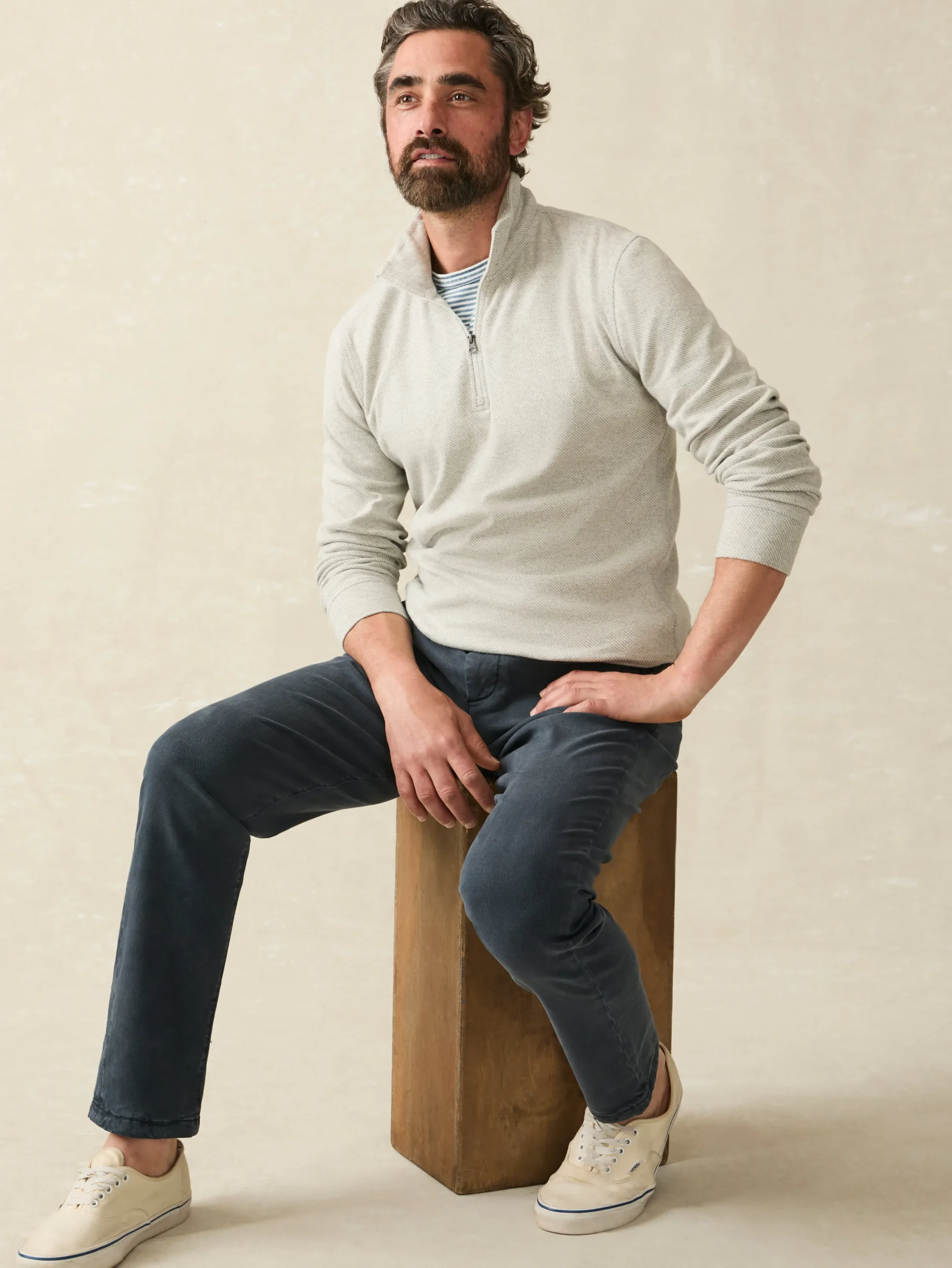 Faherty Brand Legend™ Sweater Quarter Zip -