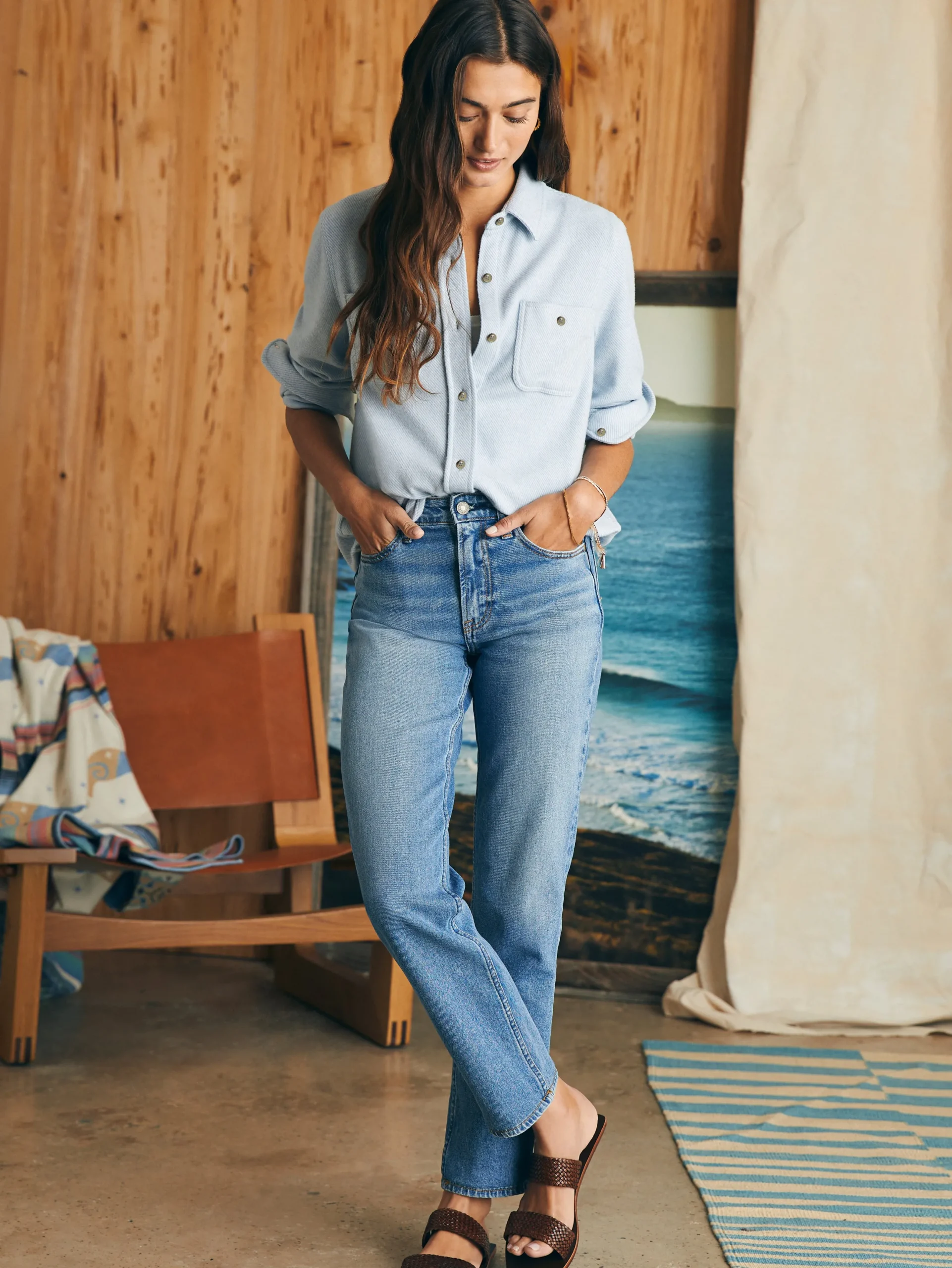 Women Faherty Brand Legend™ Sweater Shirt -