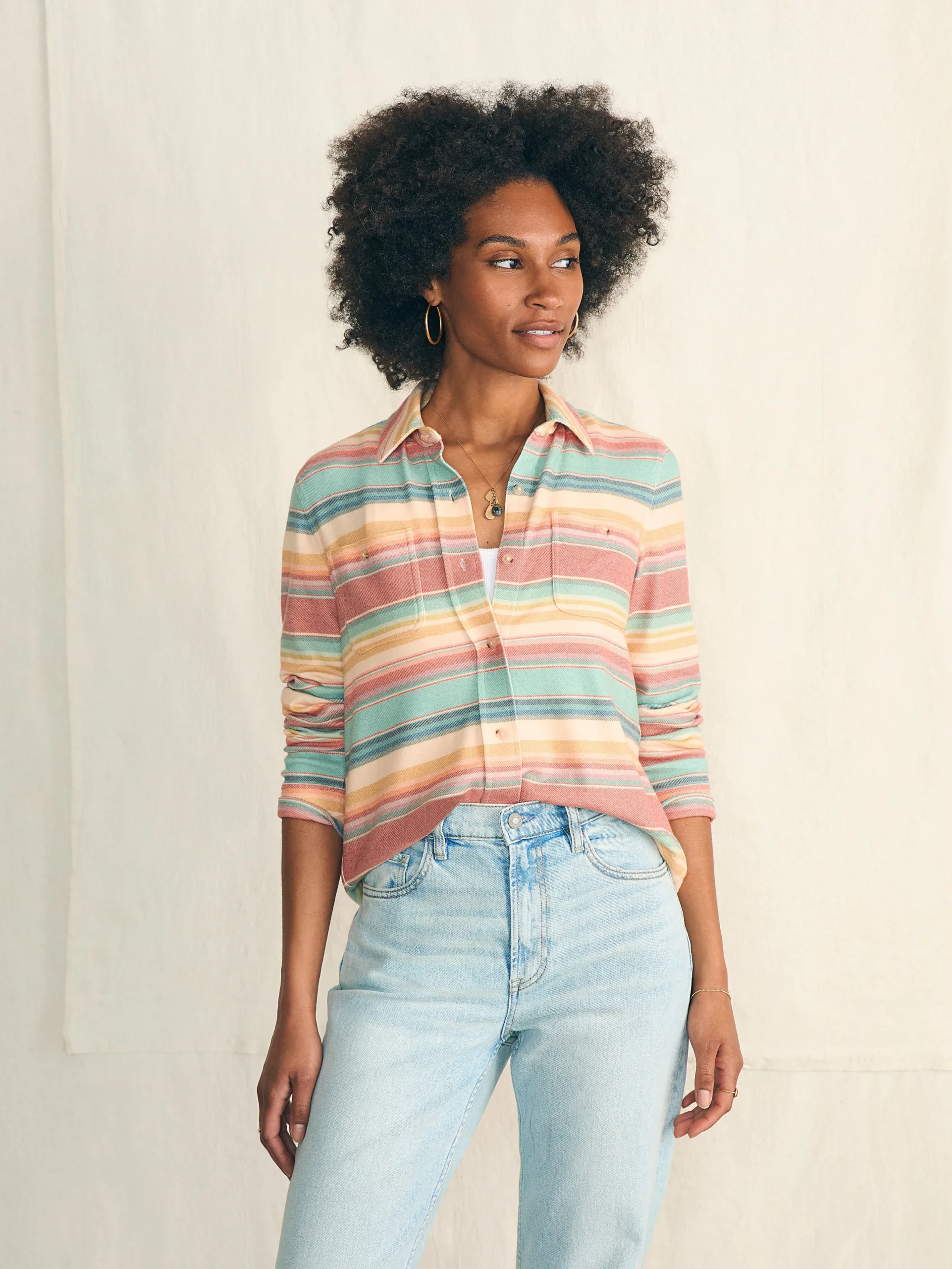 Women Faherty Brand Legend™ Sweater Shirt -