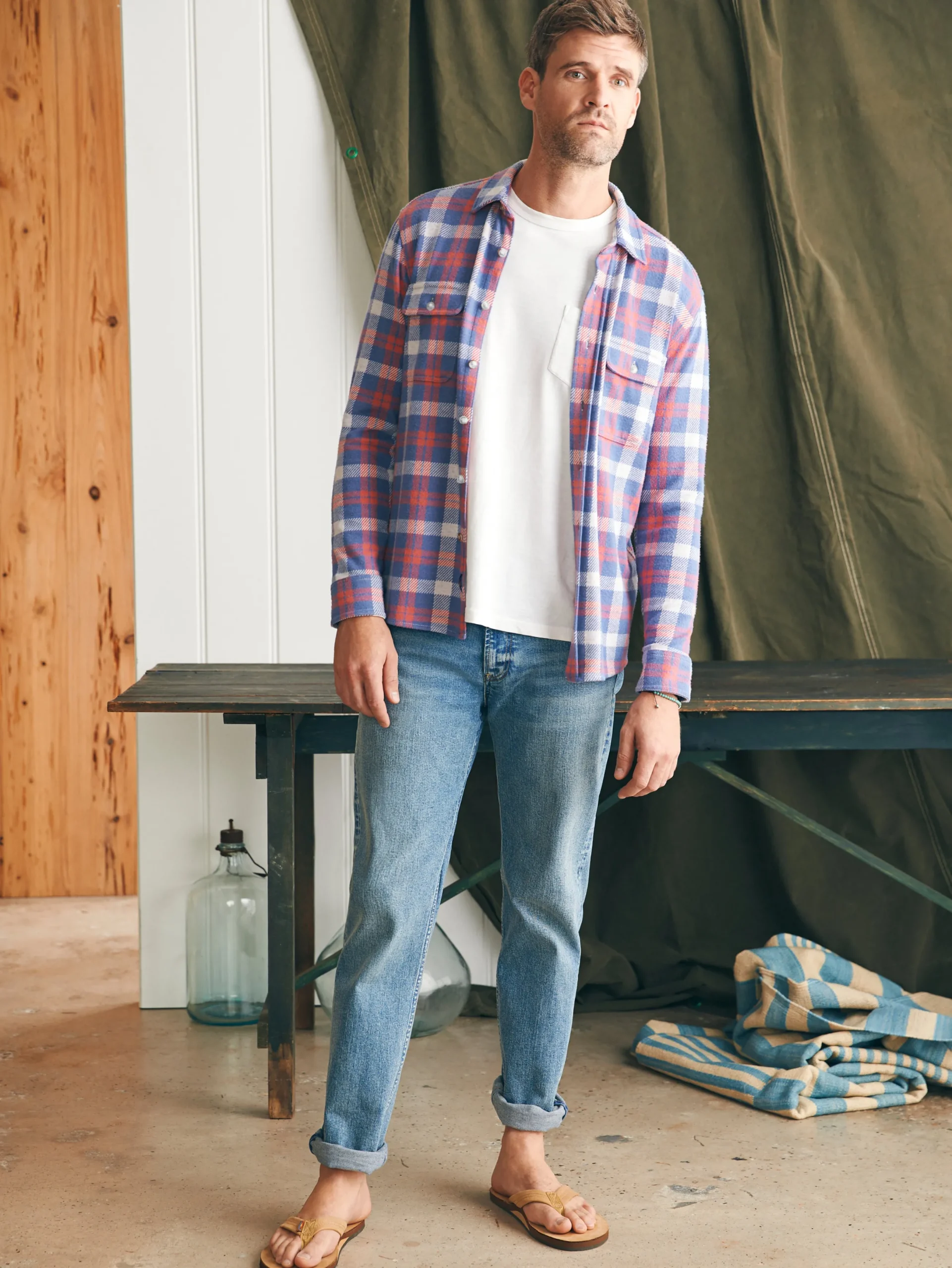 Faherty Brand Legend™ Sweater Shirt (Tall) -