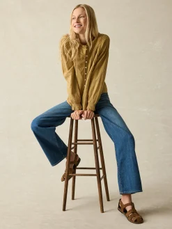 Women Faherty Brand Lily Top -