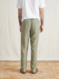 Faherty Brand Linen Drawstring Pant -