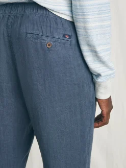 Faherty Brand Linen Drawstring Pant -