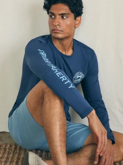 Faherty Brand Long-Sleeve Surfrider Shorelite UPF Tee -
