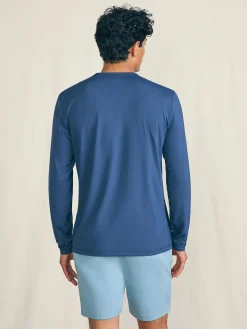 Faherty Brand Long-Sleeve Surfrider Shorelite UPF Tee -