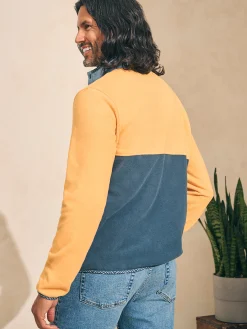 Faherty Brand Low Pile Fleece Popover -