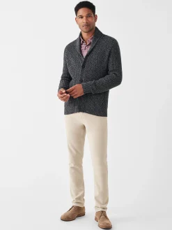 Faherty Brand Marled Cotton Cardigan -