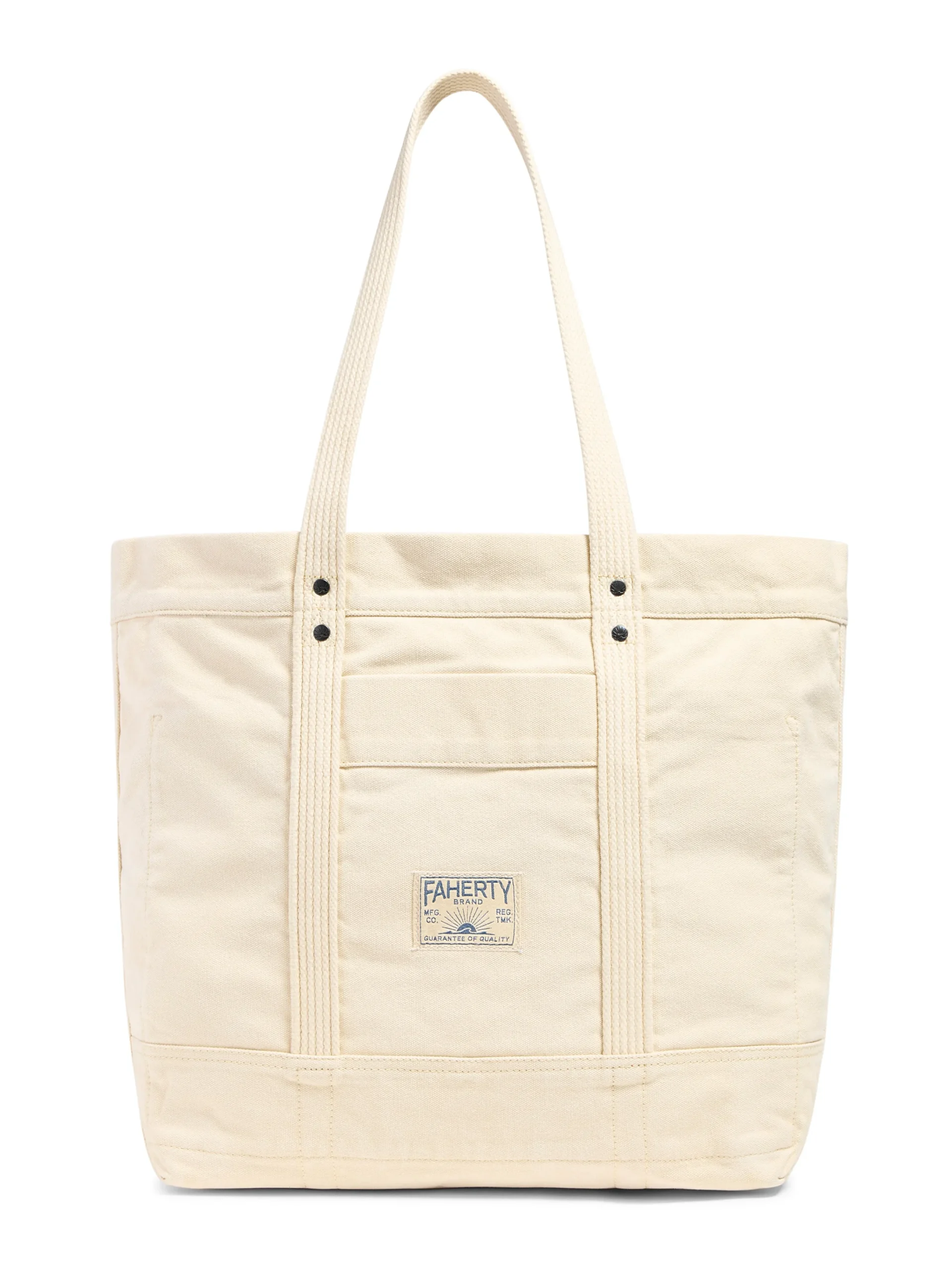 Women Faherty Brand Medium Sunwashed Canvas Tote -