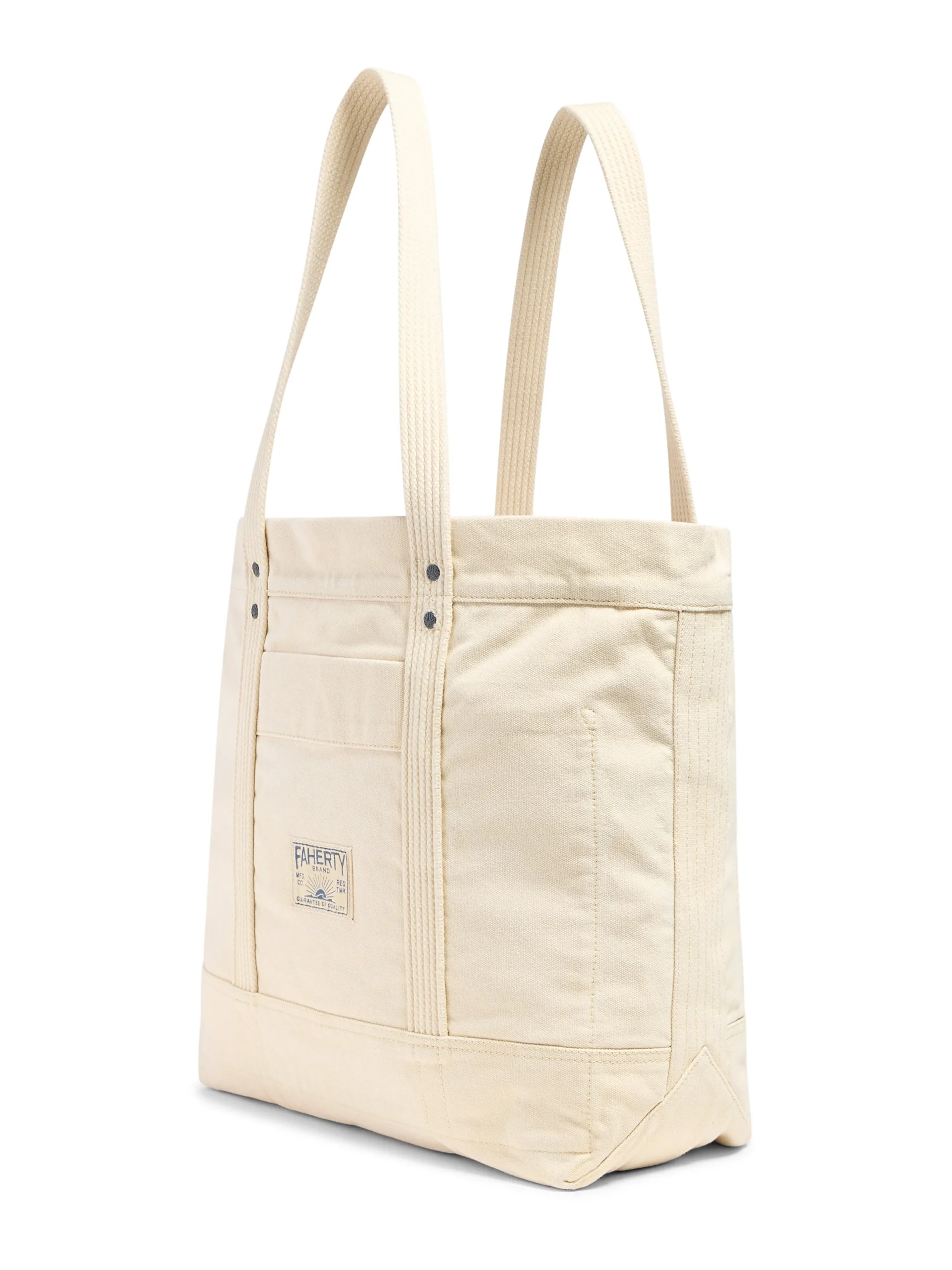 Women Faherty Brand Medium Sunwashed Canvas Tote -
