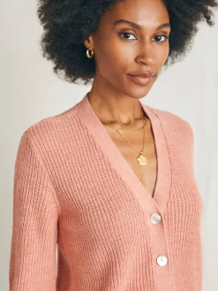 Women Faherty Brand Miramar Linen Cardigan -