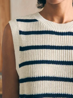 Women Faherty Brand Miramar Linen Muscle Tank -