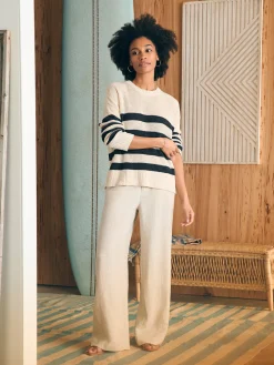 Women Faherty Brand Monterey Linen Pant -